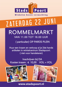 Rommelmarkt Ede Stadspoort zaterdag 22 juni