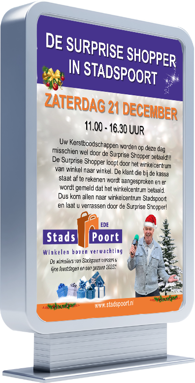 Surprise Shopper Stadspoort Kerst